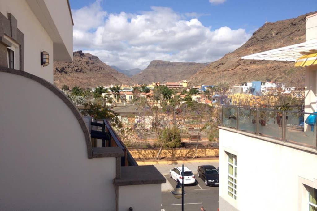 Schoene Wohnung Direkt Am Meer Mit Meerblick, Wlan Puerto De Mogan Buitenkant foto